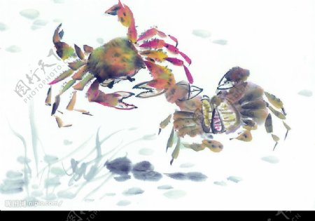 吉祥图案鱼虾类图片