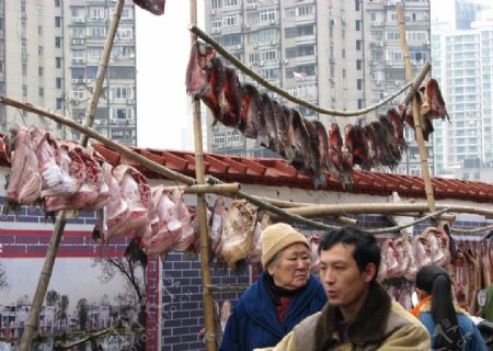 上海菜市场图片