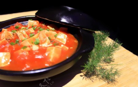 砂锅番茄豆腐汤图片