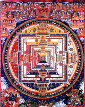 西藏日喀则唐卡佛教佛法佛经佛龛唐卡全大藏族文化15图片