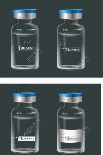 透明玻璃瓶型图片