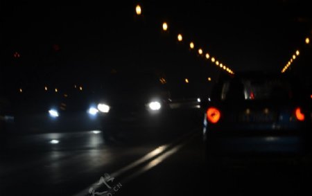 夜色公路图片