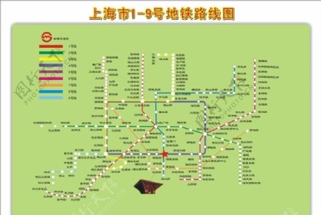 上海市地铁图图片