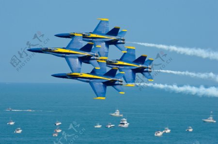 美国海军蓝天使飞行表演队图片