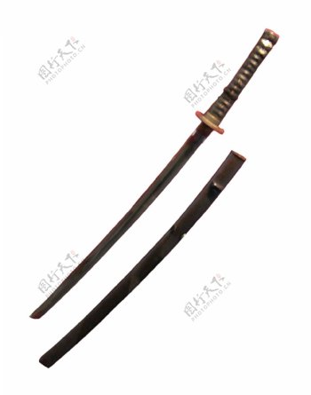 日本武士刀图片