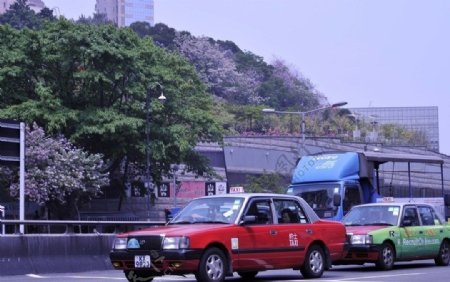 香港出租车的士图片
