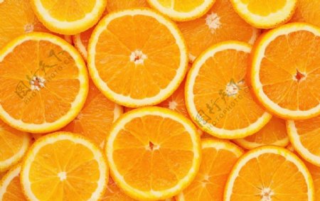 切片橙子图片