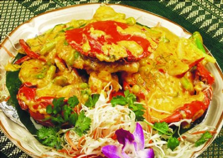咖喱肉蟹图片