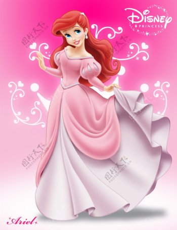 迪士尼人鱼公主爱丽儿Ariel2010年版图片