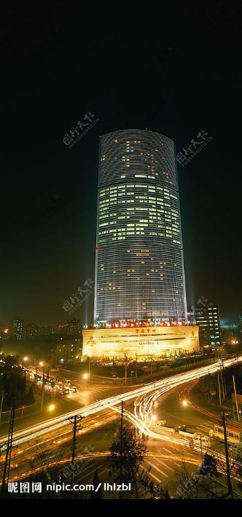 城市风光北京京广中心夜景图片