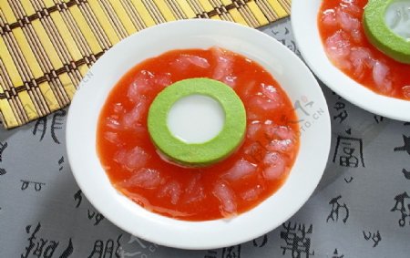 木瓜雪蛤豌豆泥图片