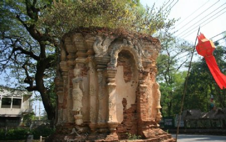 泰国南邦府旧城遗址图片