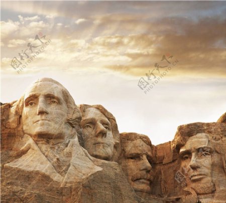 美国伟人雕像图片