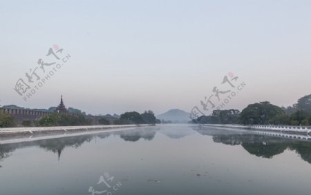 曼德勒护城河图片