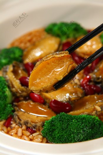 燕麦红腰豆焖鲜鲍仔图片