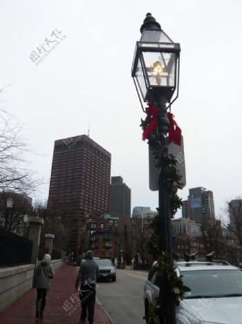 波士顿街景图片