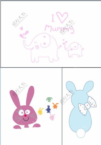 动物小象儿童卡通设图片