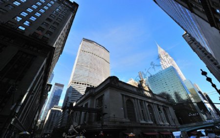 纽约曼哈顿第五大道街景图片