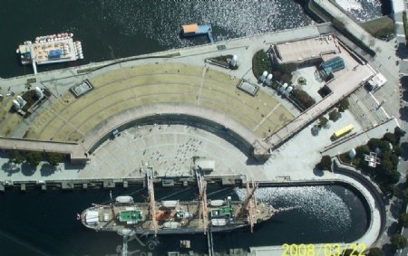 日本横滨港俯瞰图片