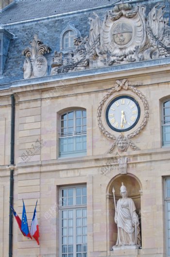 法国第戎市政厅局部图片