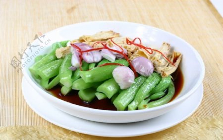红葱头支竹捞水东芥菜图片