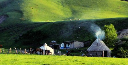 新疆风景实际像素模糊图片