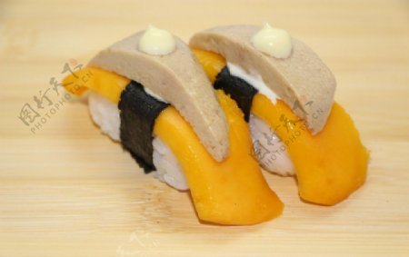 香芒鹅肝寿司图片