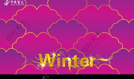 winter吊旗图片