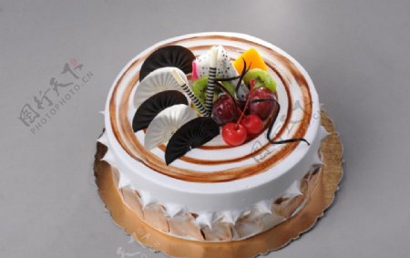 水果生日蛋糕水木年华图片