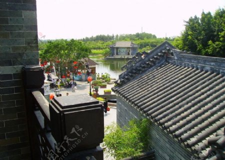 岭南建筑传统建筑屋檐屋脊图片