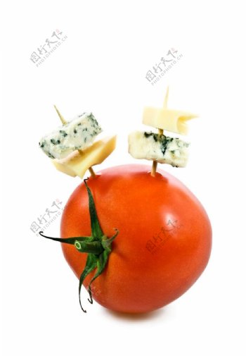 西红柿创意摄影图片