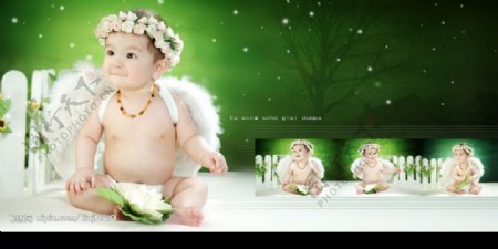宝宝模板天使宝宝图片