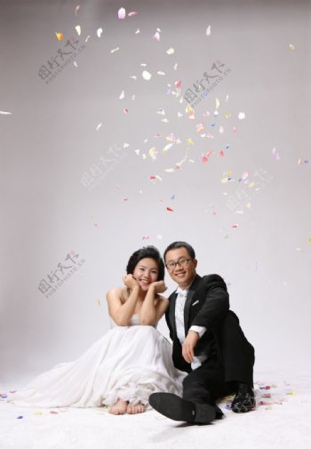 韩国婚纱摄影韩国韩风韩服韩式双人眼镜图片