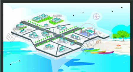 韩国未来海底城市规划图片