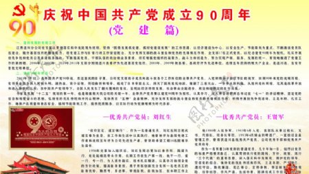 庆祝中国成立90周年党建篇图片