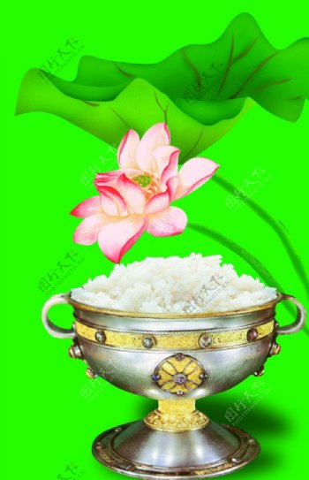 米饭饭碗艺术图片
