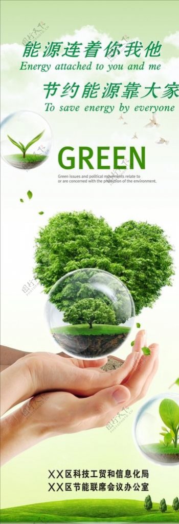 节能环保海报图片