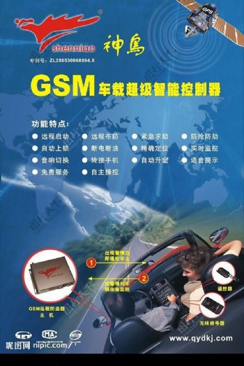 GSM车载超级智能控制器图片