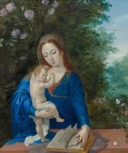 伊甸园中的圣母与圣婴