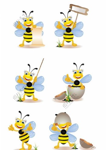 小蜜蜂卡通