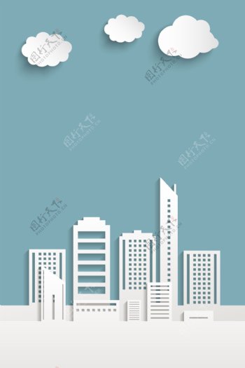 城市建筑矢量图