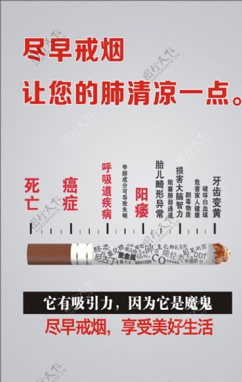 戒烟广告宣传活动模板源文件设计
