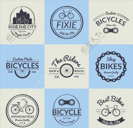 自行车协会俱乐部LOGO标志