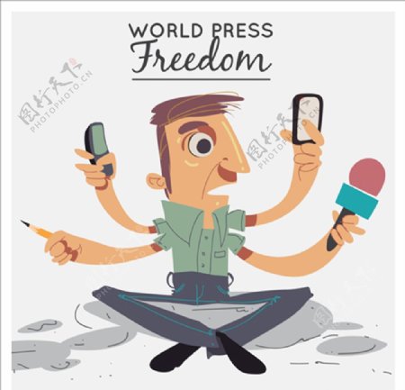 世界新闻自由记者日插图