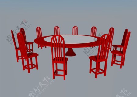 草图宴会桌椅