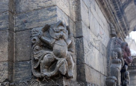 尼泊尔砖雕