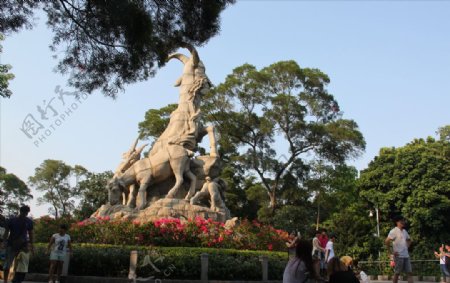 越秀公园五羊雕塑