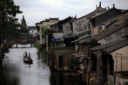 江苏太仓沙溪镇古桥河道