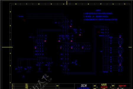 起升机构电路图CAD机械图纸