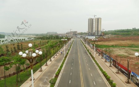 资阳新城道路建设